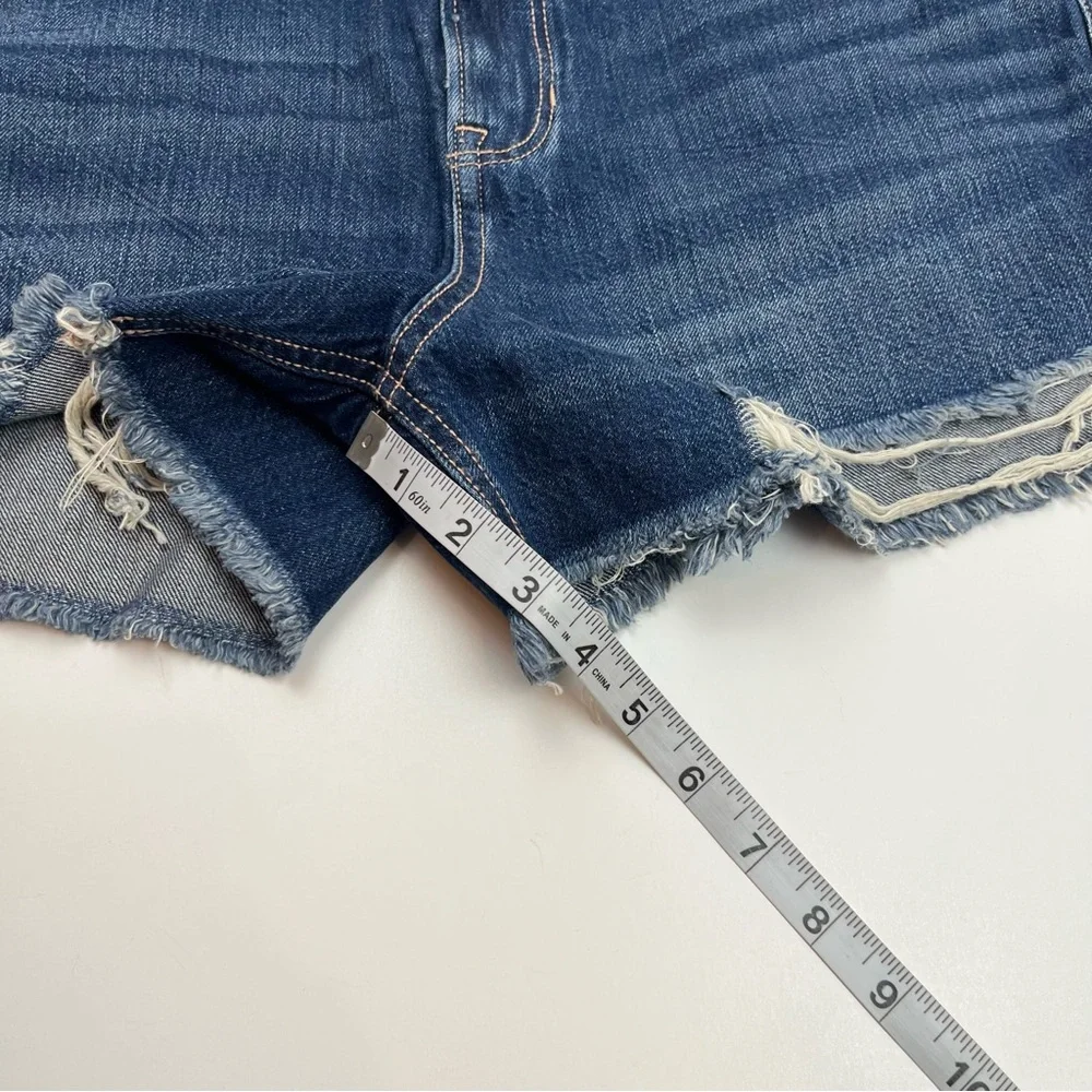 American Eagle Tomgirl Womens Size 14 32W Dark Wash Blue Jean Shorts‎ NEW